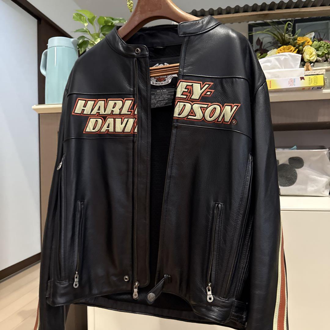 HARLEY-DAVIDSON ブラックレザージャケット 超特価 美品