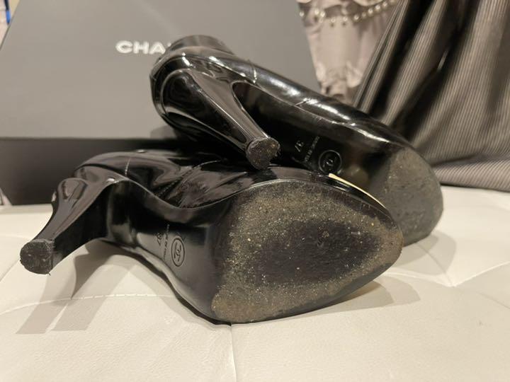 特売 CHANEL もちろん正規品‼︎てっぱんカッコいいショートブーツ 靴