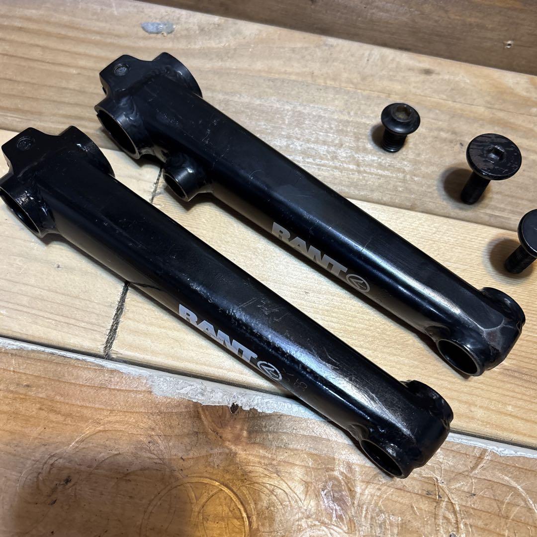 RANT 3PC Crank 155mm 8スプライン BMX クランク RHD