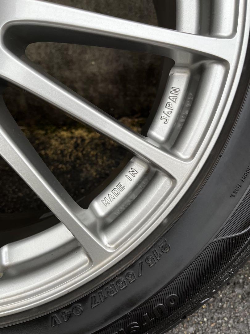 17インチ ブリヂストンホイールセット215/55/17 グッドイヤー