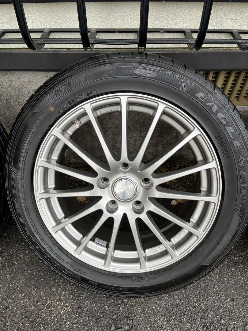 17インチ ブリヂストンホイールセット215/55/17 グッドイヤー