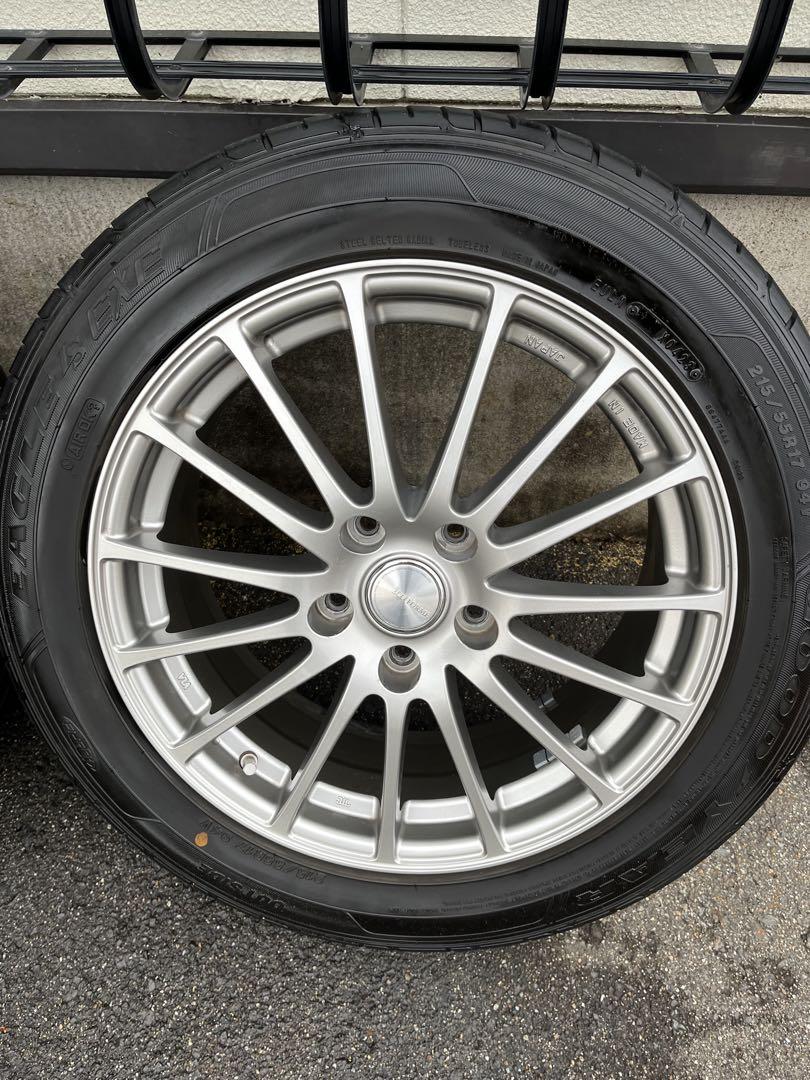 17インチ ブリヂストンホイールセット215/55/17 グッドイヤー
