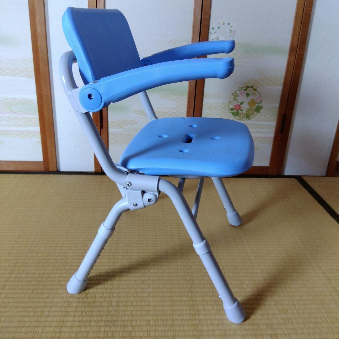 介護用風呂椅子 アームレスト付き 折りたたみ - メルカリ