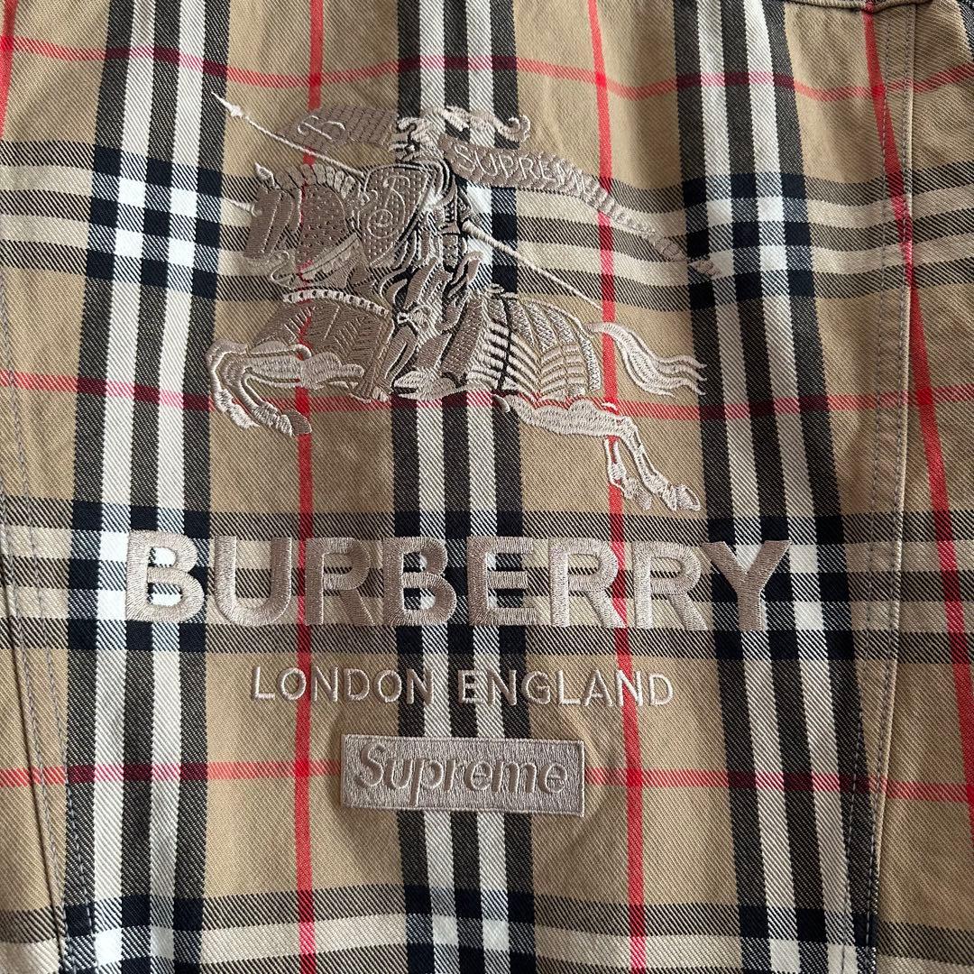 22ss Supreme Burberry Denim Jacket Sサイズ 22ss Supreme Burberry Denim Jacket Sサイズ