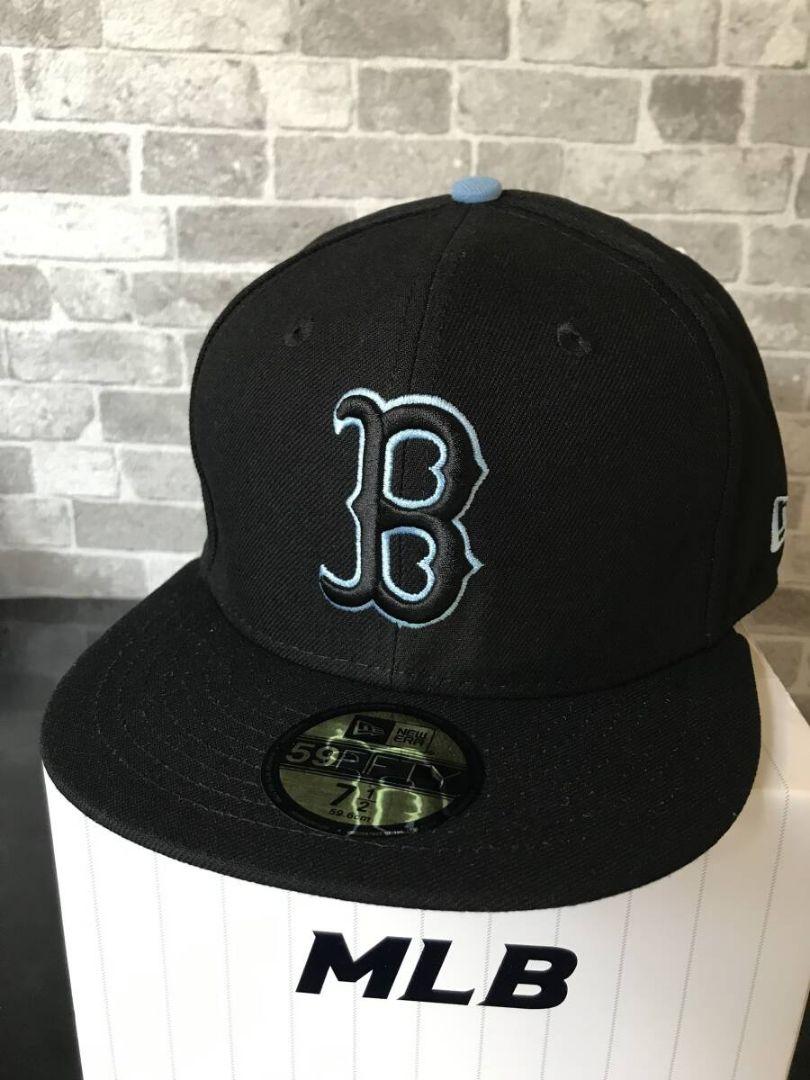 【新品未使用】レッドソックス NEWERA　59FIFTY Black キャップ