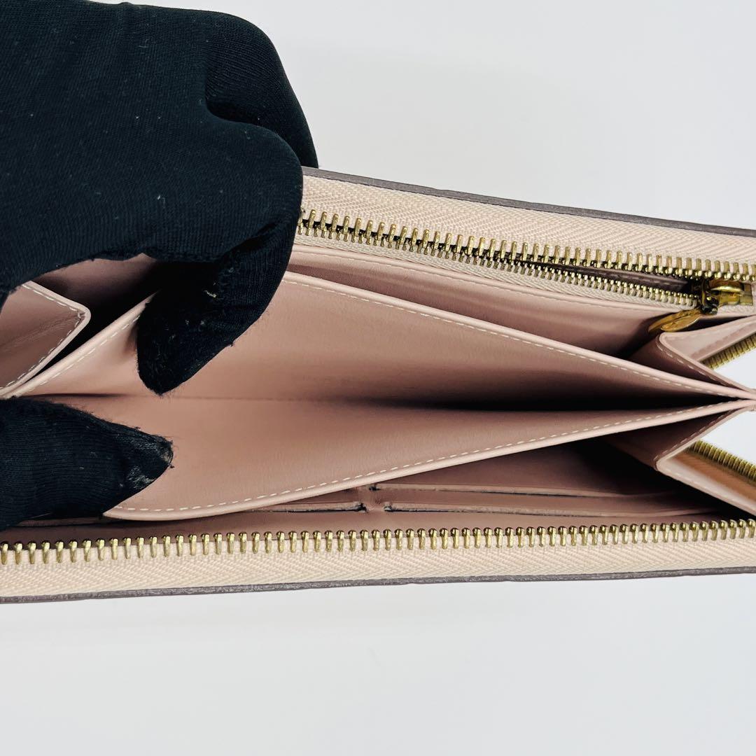 Louis Vuitton ヴェルニ　ラウンドファスナー　エナメル　M90076