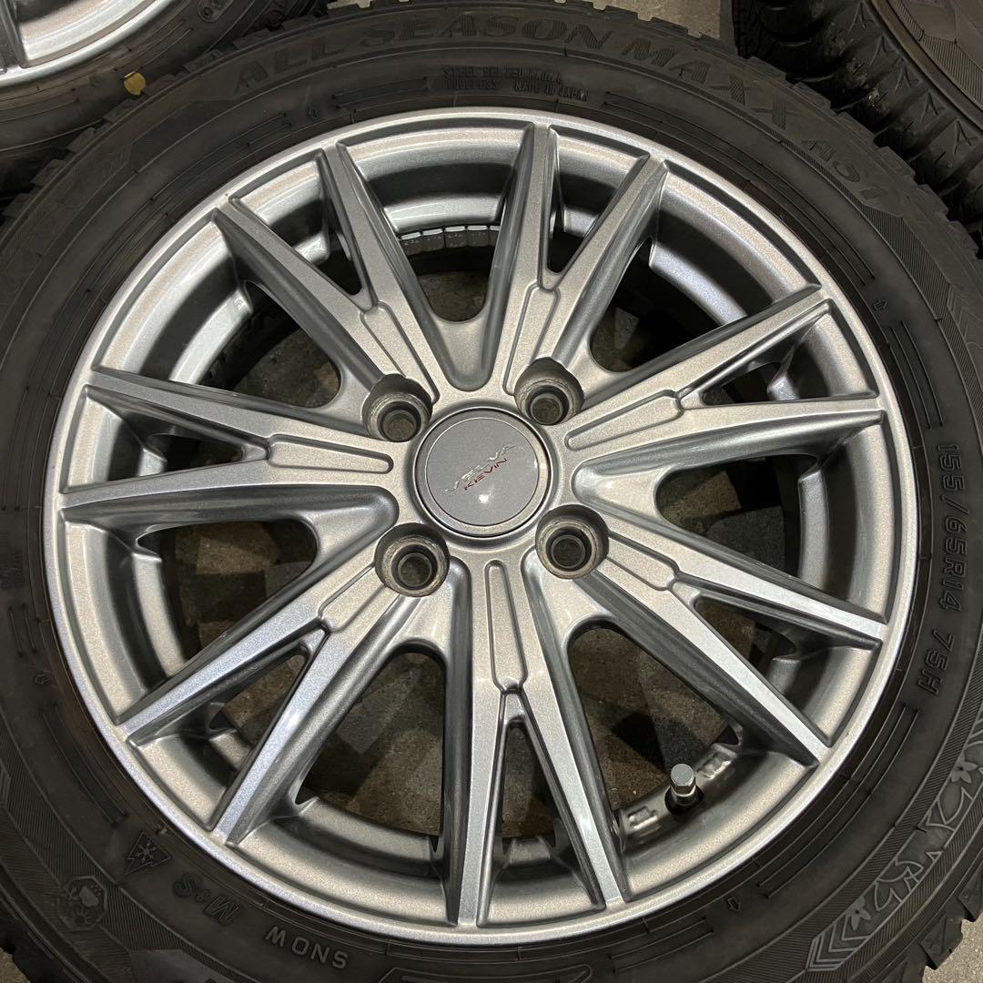 【3400】20/22年 155/65R14 オールシーズンマックス ヴェルバ