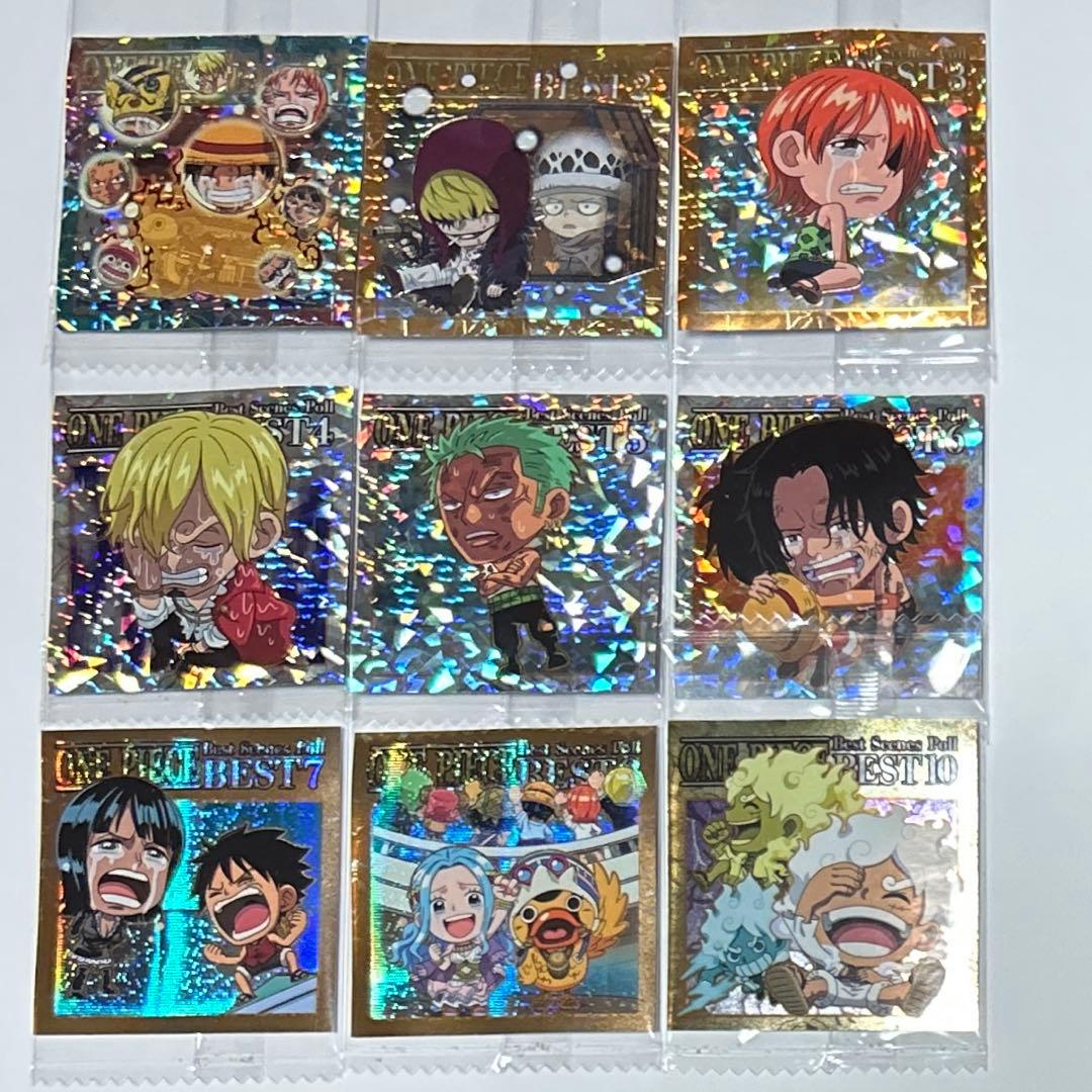 ワンピース大海賊シールウエハースLOG.11 TVアニメ名シーン選挙9種