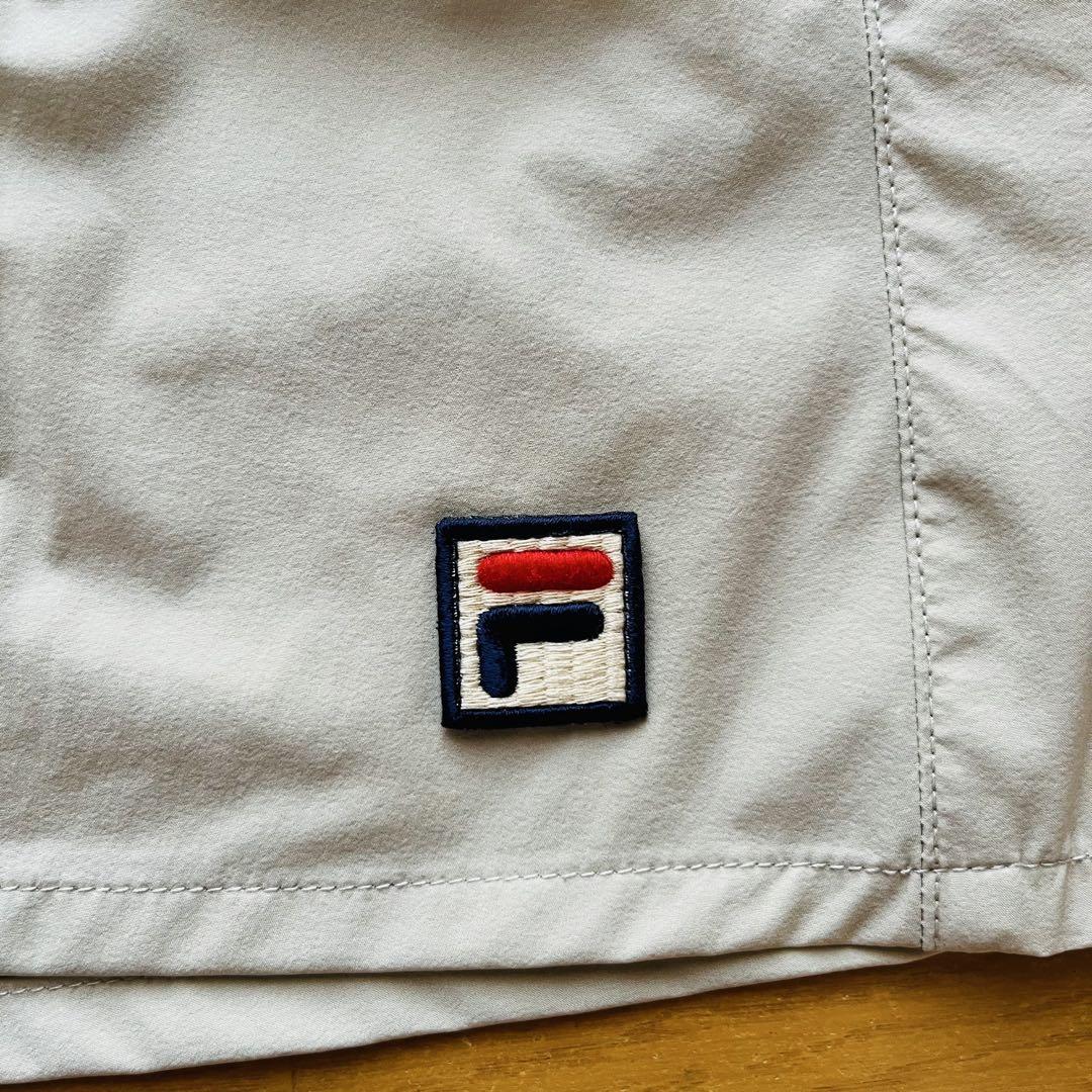 【砂糖と塩】FILA　フィラ  キュロットパンツ 　М　ベージュ