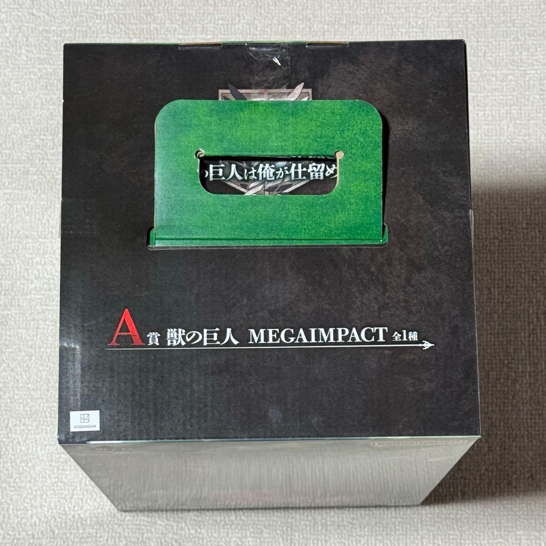 一番くじ　進撃の巨人　A賞　獣の巨人　フィギュア　MEGAIMPACT オマケ