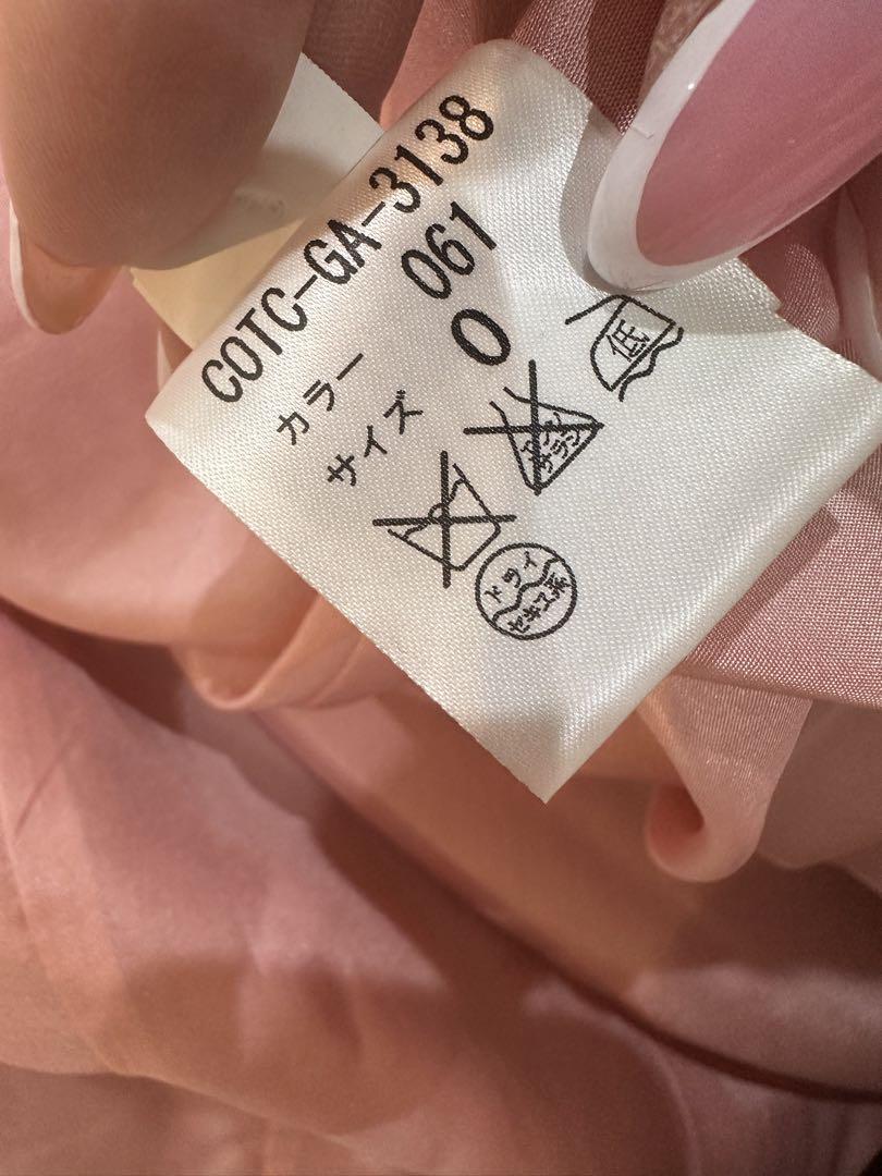 1度のみ使用　TOCCA ノーカラーコート　0サイズ