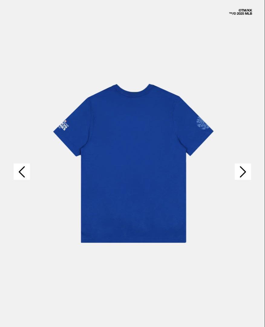 ドジャース MLB コラボ 村上隆 Tシャツ ブルー Mサイズ