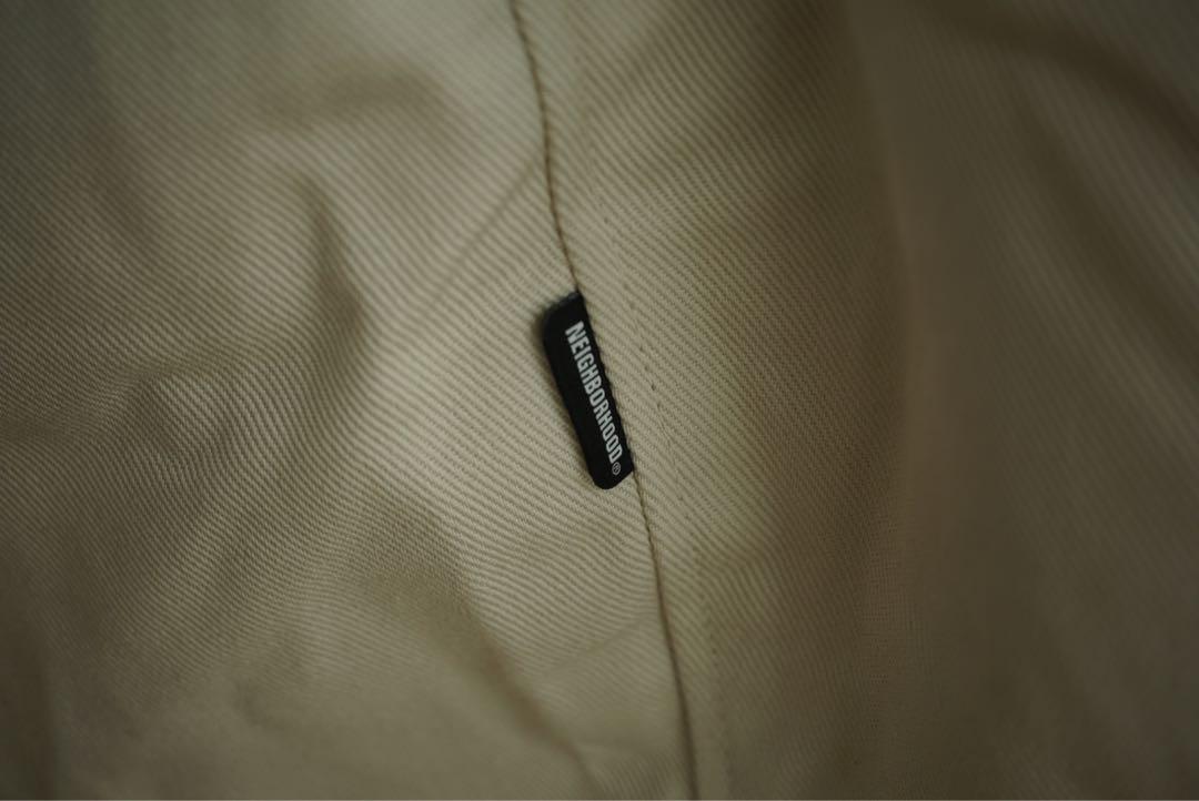 24aw 新品 NEIGHBORHOOD タック ワイド ワーク パンツ チノ