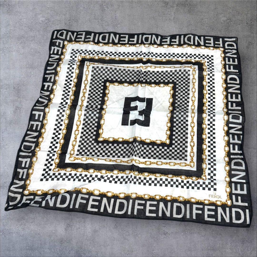 C350/5枚まとめ ハンカチセット FENDI フェンディ コットン