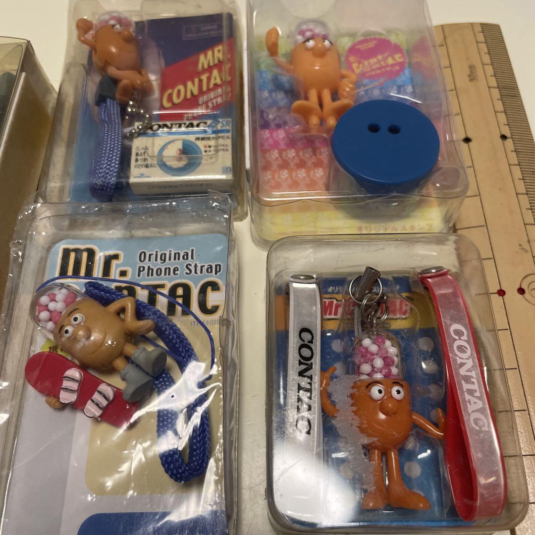 Mr.CONTAC ミニフィギュア ストラップセット レアなグッズ