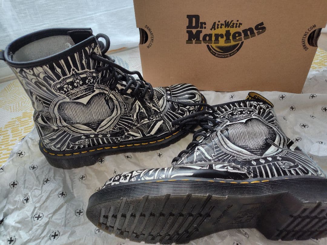 Dr. Martens グラフィックプリント ブーツ UK 726cm Dr.Martens
