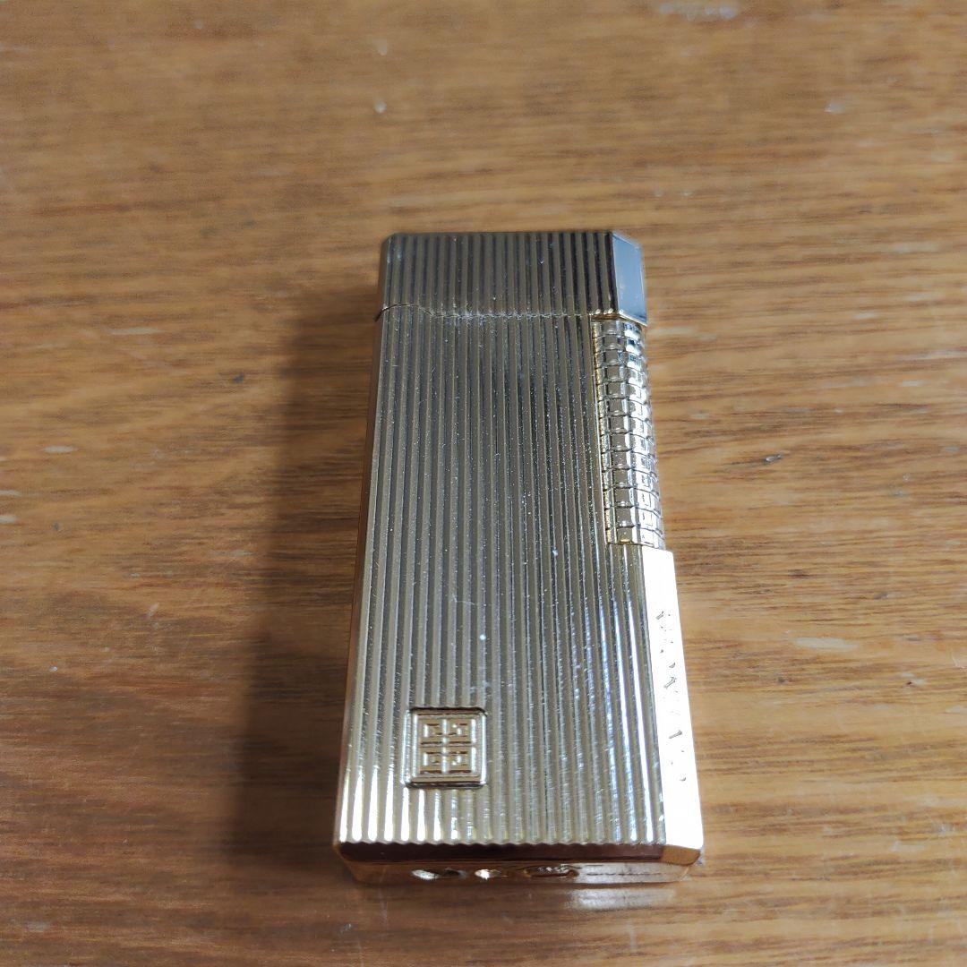 【箱付き】GIVENCHY ゴールド メタル ライター