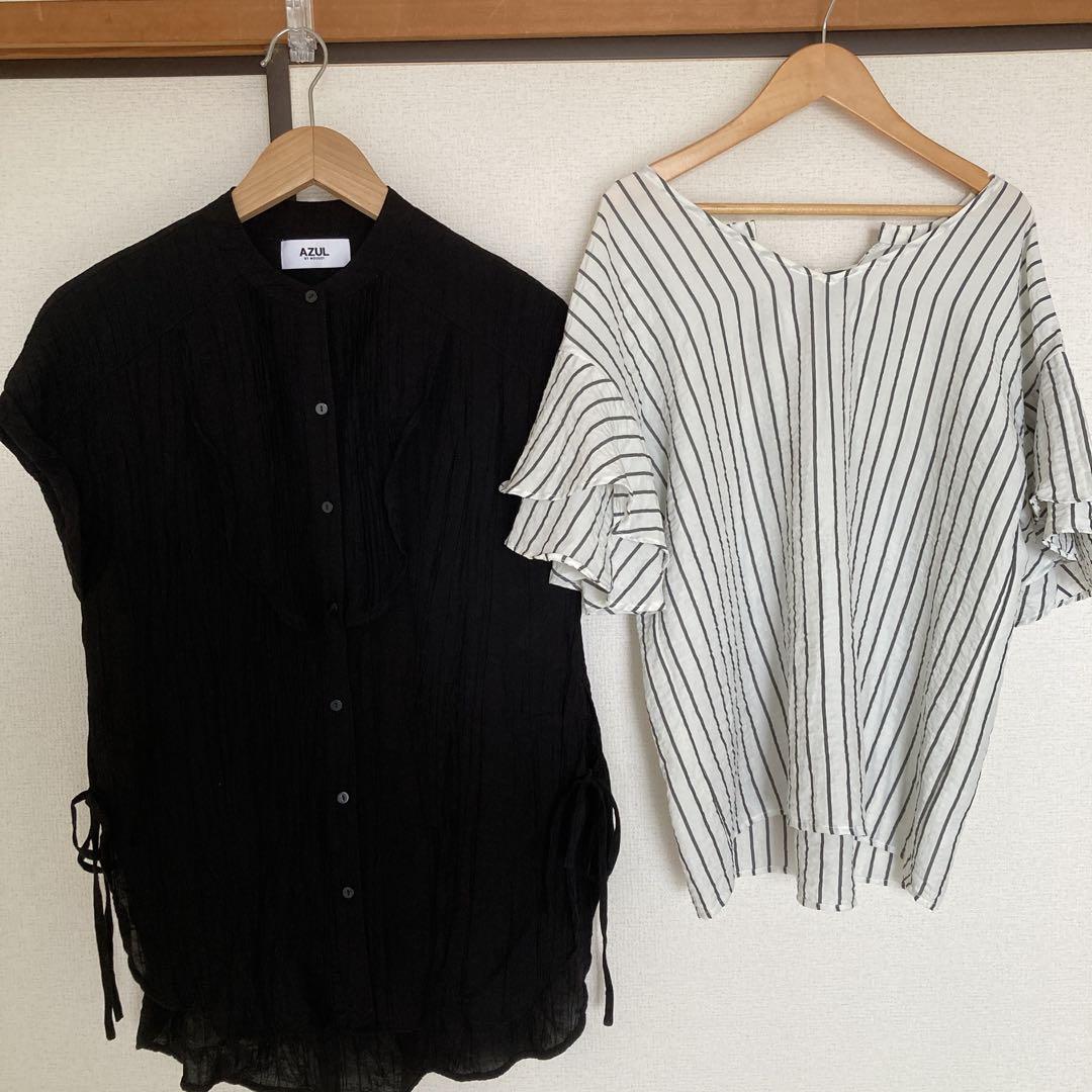 AZUL BY MOUSSY ブラウスSサイズ2枚セット