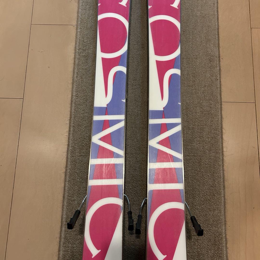 スキー板 ビンディング付き レディース 147cm COSMIC SURF 美品