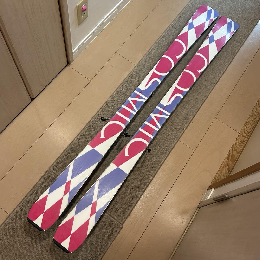 スキー板 ビンディング付き レディース 147cm COSMIC SURF 美品