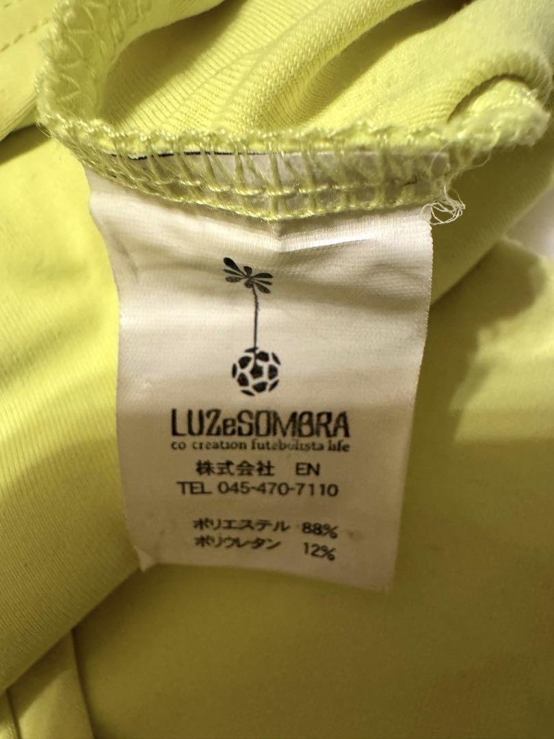 Futebolista 蛍光イエロー Tシャツとショートパンツ上下セット