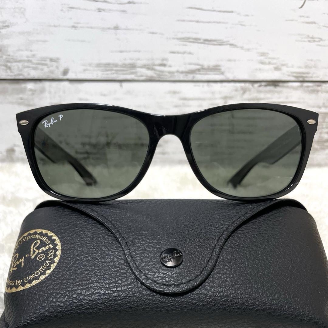 Ray Ban レイバン　RB2132 ブラック/偏光レンズ　ケース、クロス付属