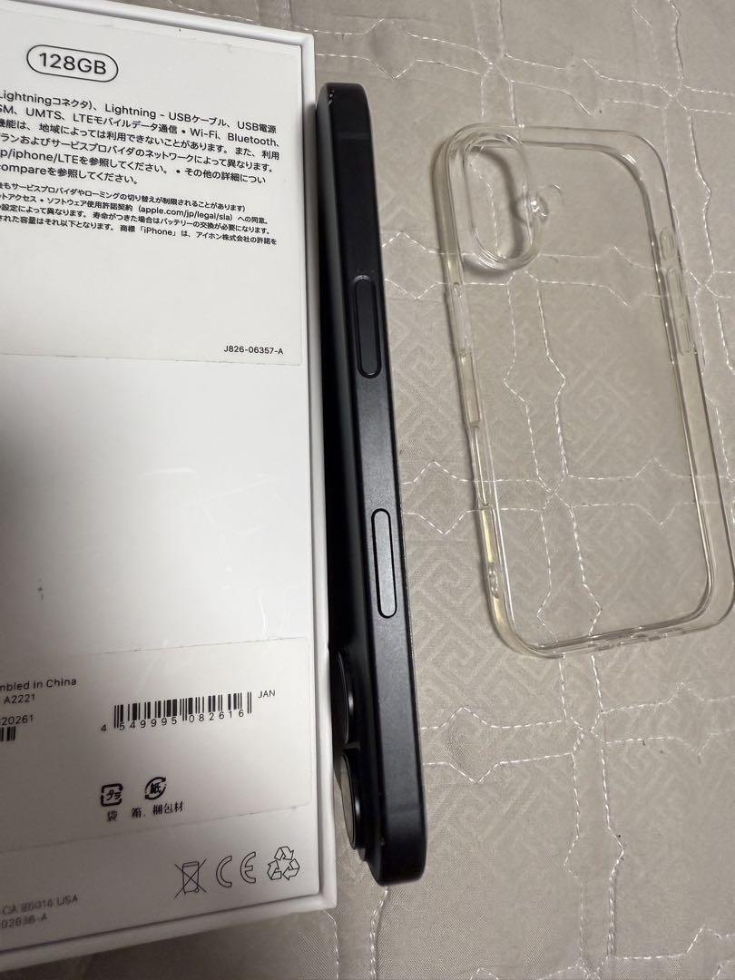 Iphone 16 ブラック256GB SIMフリー