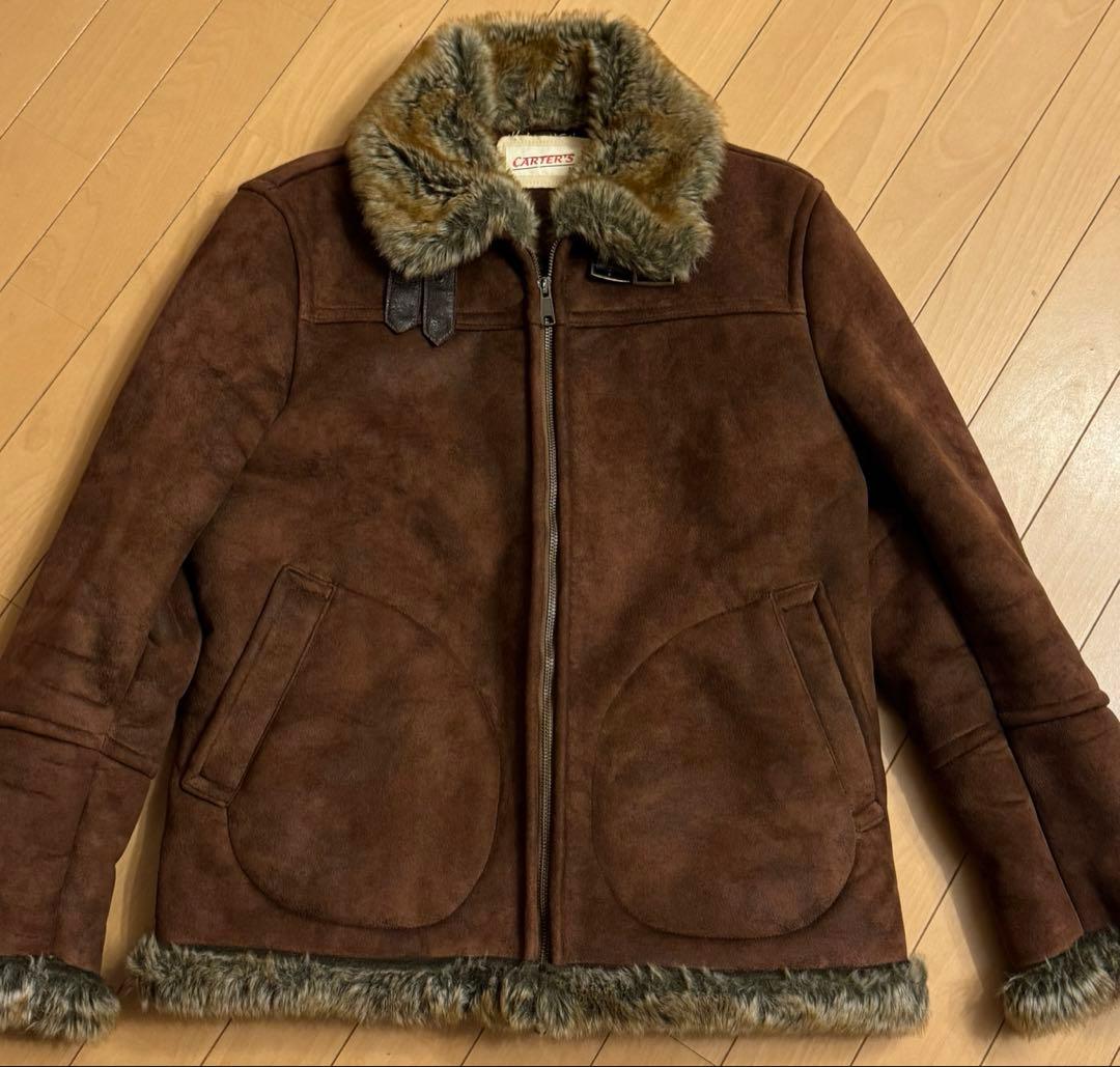 フライト レザー ジャケット ブラウンM