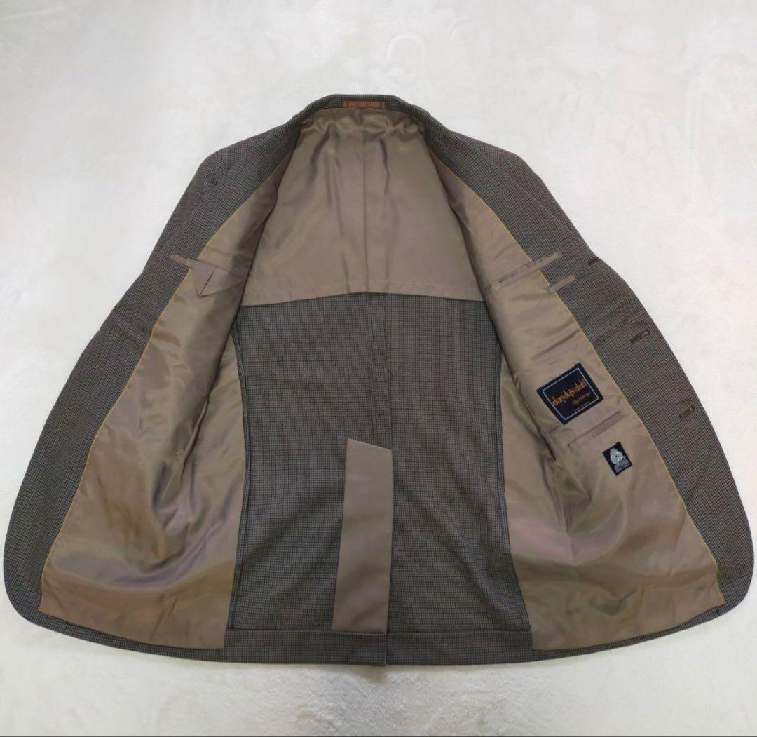 美品　80S　ジャパンヴィンテージ　千鳥格子柄　スリーピーススーツ　セットアップ