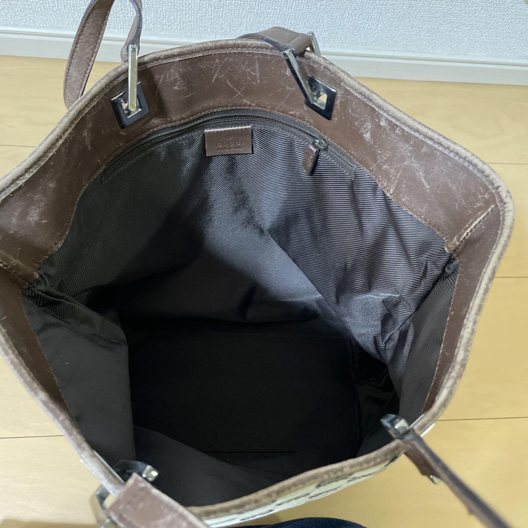 グッチ　GG キャンパス生地トートバッグ