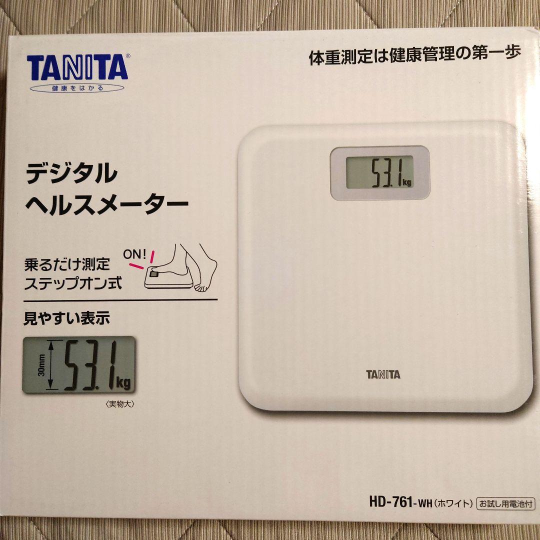 【新品】体重計タニタHD-761-WH