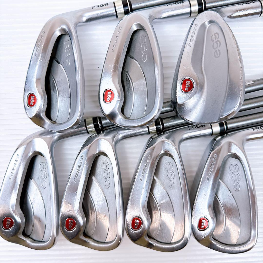 PRGR　NEW egg FORGED（2019年）アイアン　純正カーボン（SR PRGR NEW egg FORGED（2019年）アイアン 純正カーボン（SR