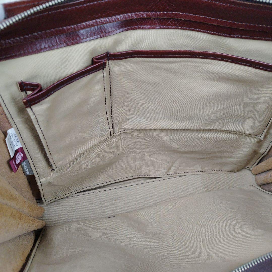 ✨美品✨ タケオキクチ レザー 2way ブリーフケース A4可 茶