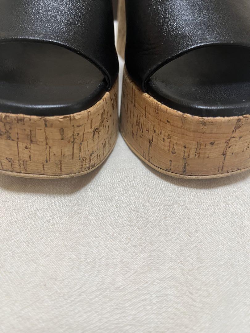【美品】j&m davidson レザーサンダル　スタッズ 35 ブラック