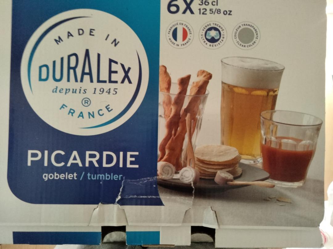 Duralex Picardie 360ml 6個セット