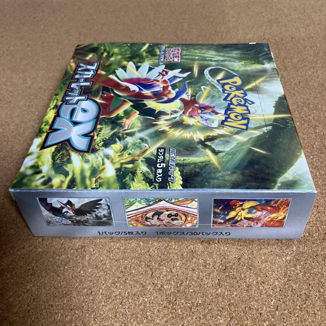 新品未開封　ポケモンカード　拡張パック　スカーレットex box