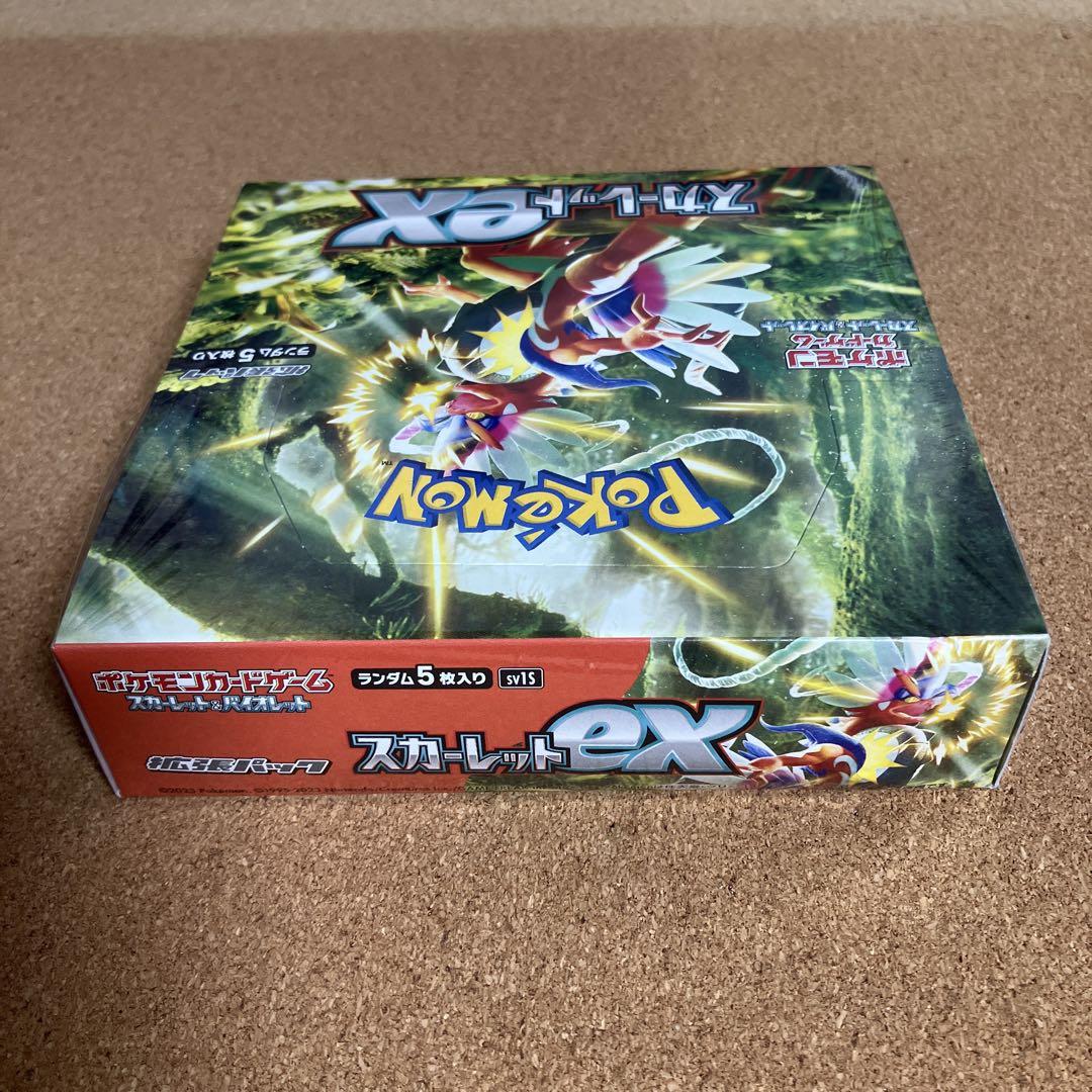 新品未開封　ポケモンカード　拡張パック　スカーレットex box