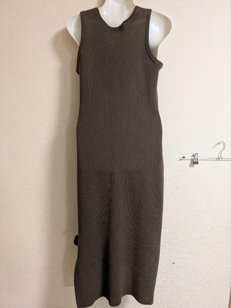 【美品✨】Spick&Span コットンタンクスリットニットワンピース　23SS