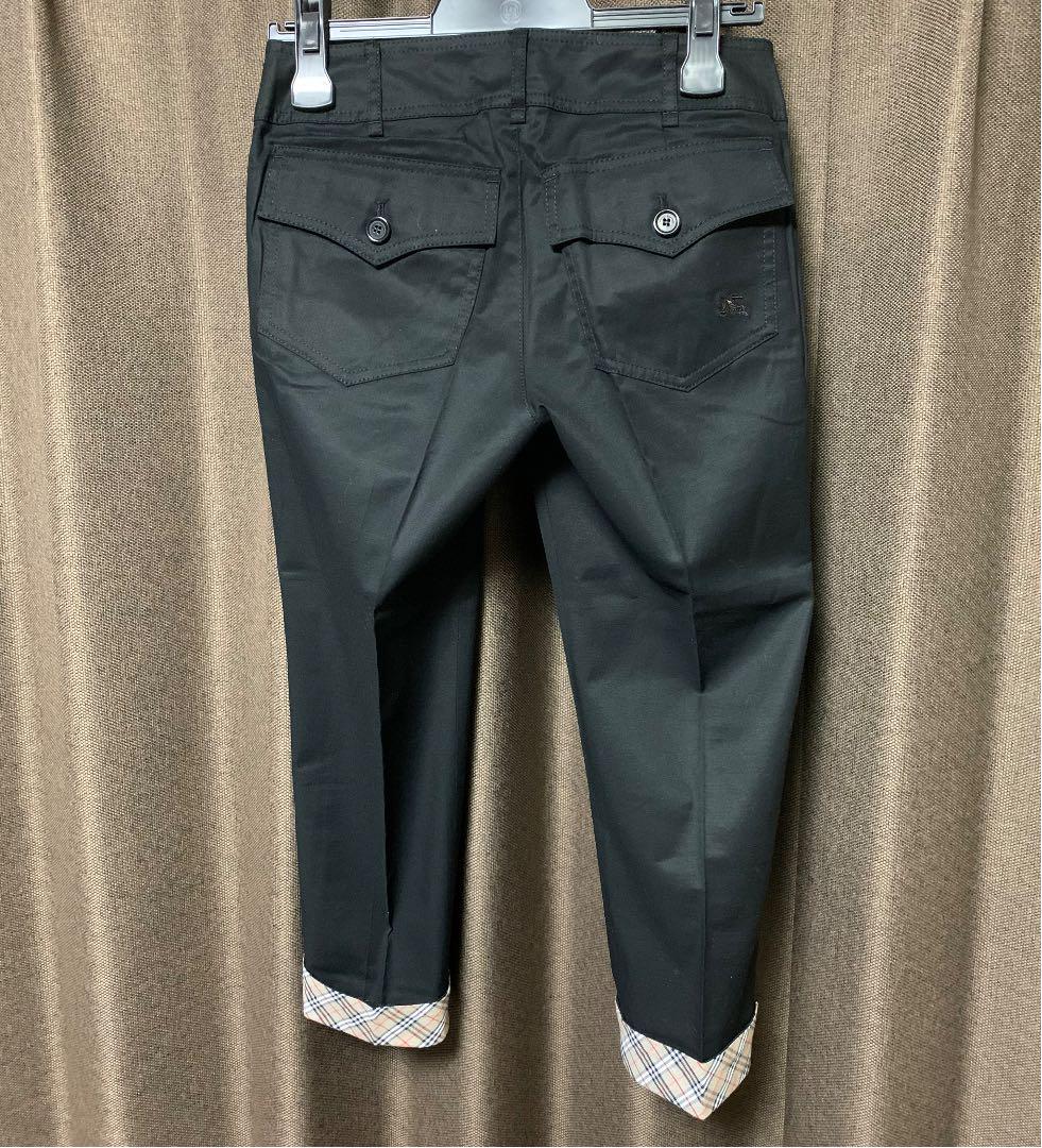 バーバリーブルーレーベルＢＵＲＢＥＲＲＹロゴ人気ブランド半額以下値下綺麗めパンツ バーバリーブルーレーベルBURBERRYロゴ人気ブランド半額
