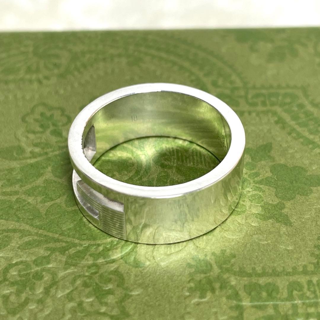 GUCCIグッチ ブランデッドGリング 17号 メンズ/レディース 925 GUCCIグッチ ブランデッドGリング 17号 メンズ/レディース 925