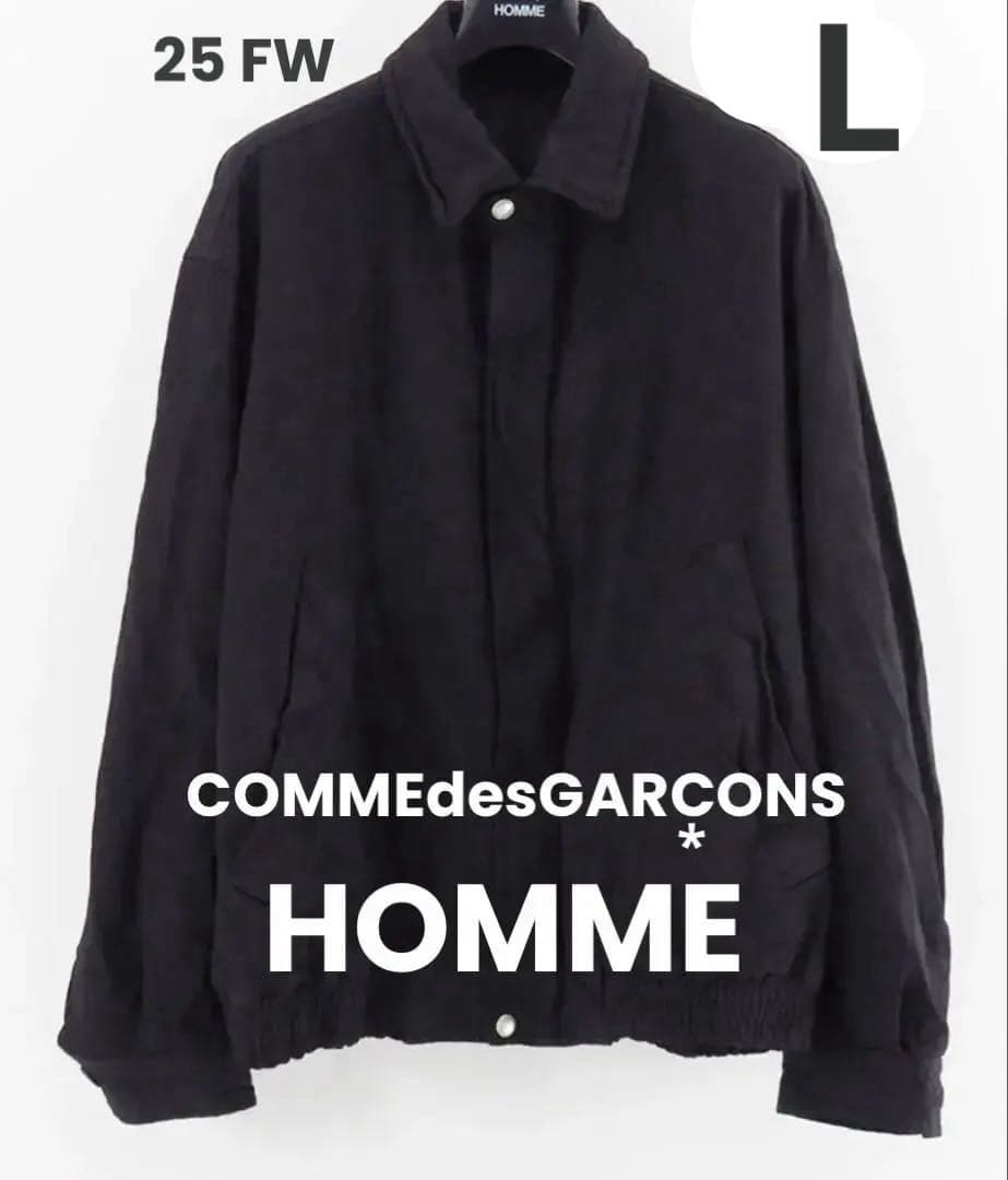 COMME des GARCONS HOMME エステルサージ製品染ブルゾンL COMME des GARCONS HOMME