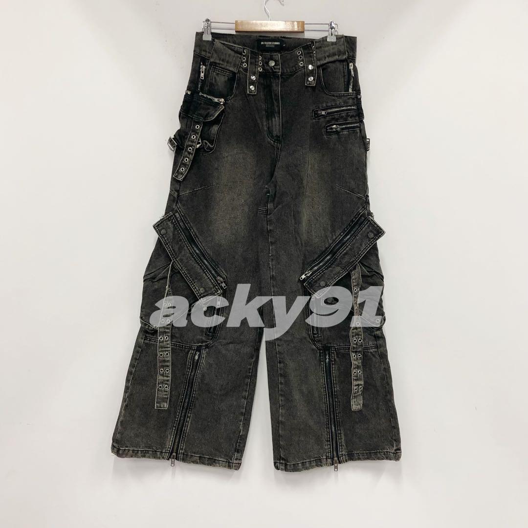 NO/FAITH STUDIOS FLARE CARGO デニム パンツ