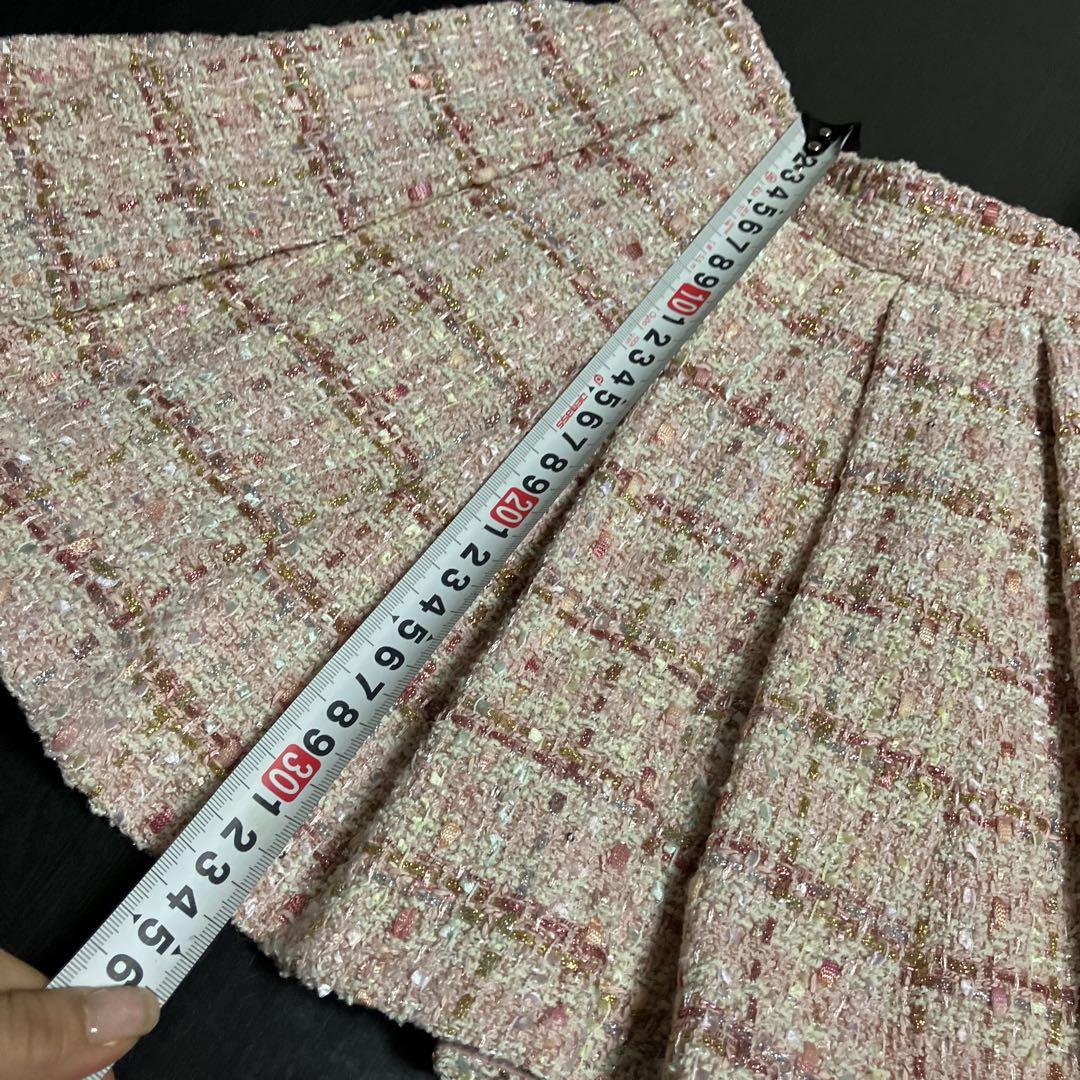 ケイトスペード120入学式ピンクツィード　フォーマルスーツ