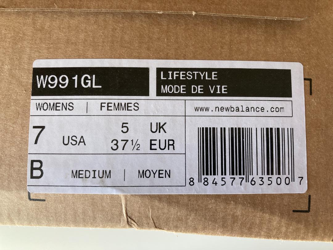 new balance W991GL US7 24cm