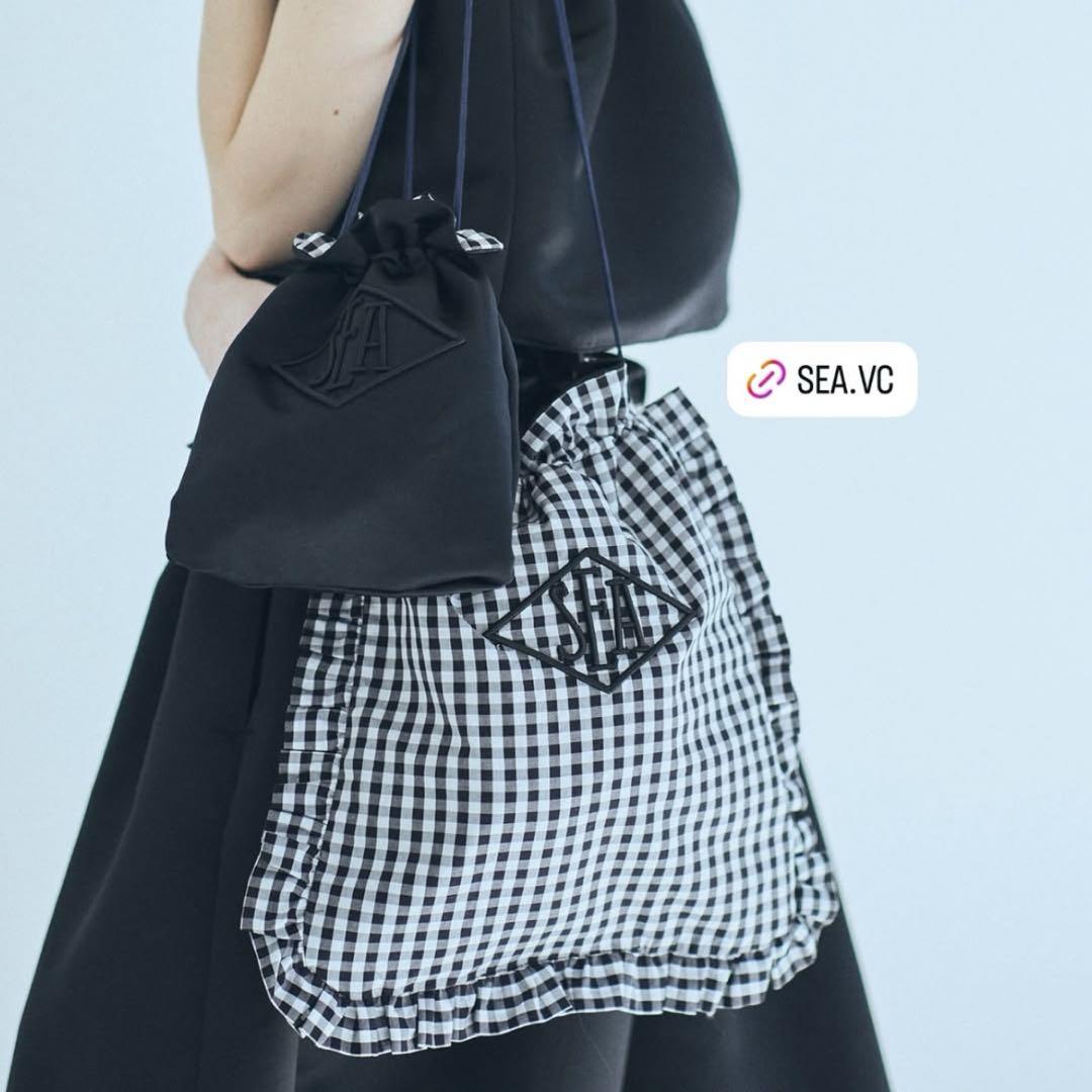 SEA シー REVERSIBLE SHOULDER BAG M バッグ