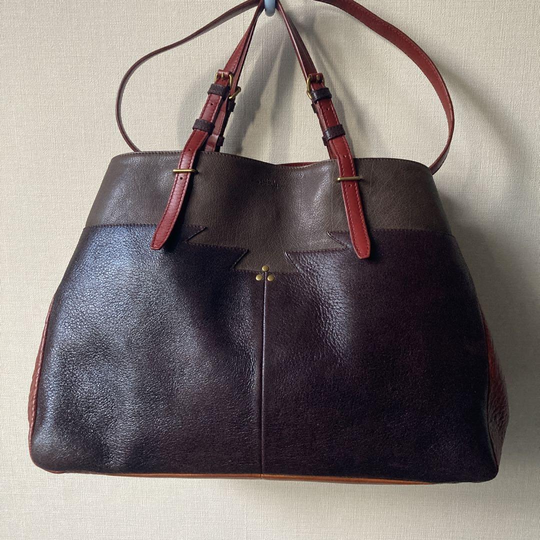 未使用 JEROME DREYFUS 2WAYレザートートバッグ（未使用 JEROME