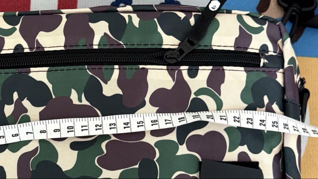 A BATHING APE カモフラージュ ボディバッグ　ショルダーバック A BATHING APE - APE ボディバッグ（カモフラ柄）の通販 by