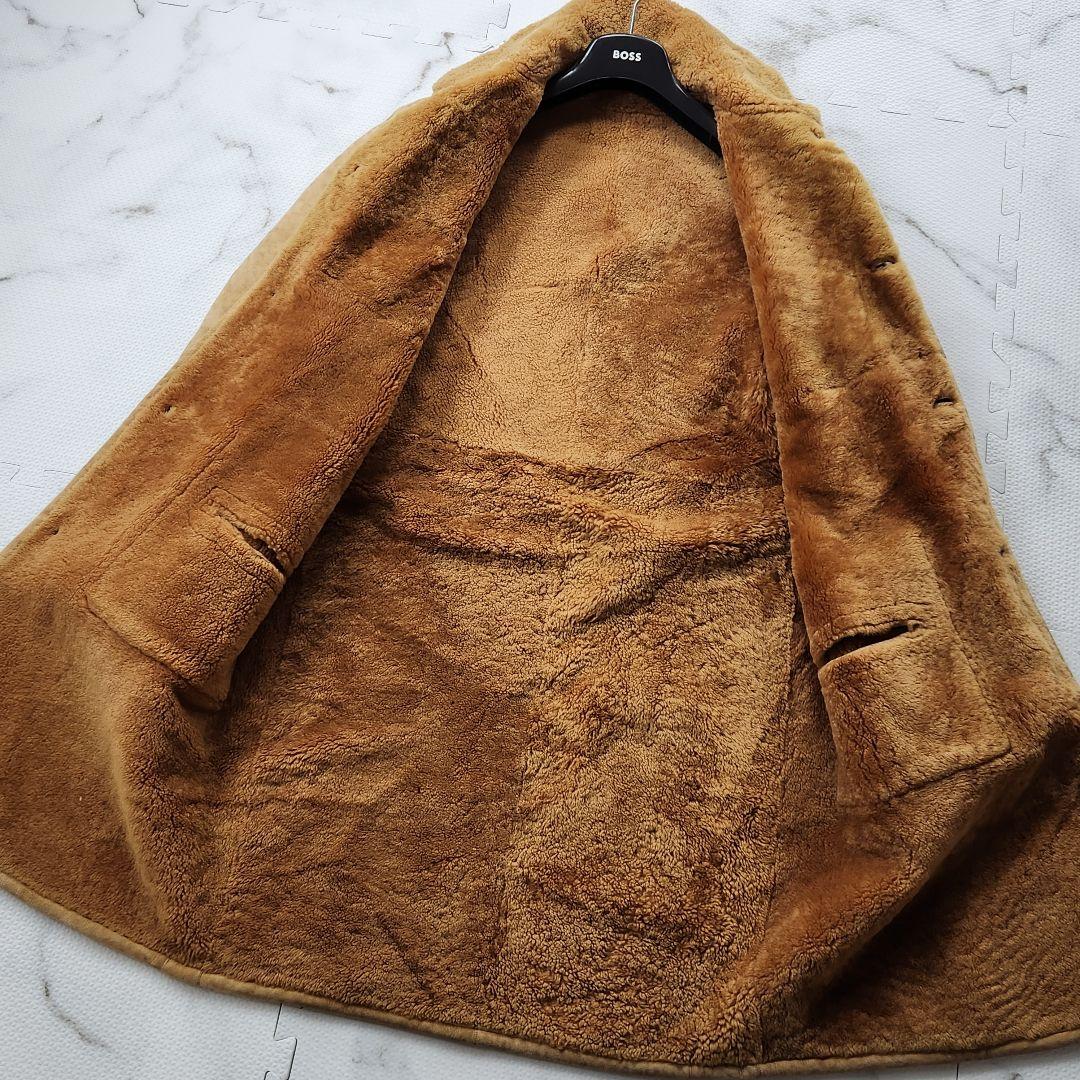 入手困難✨メンズビギ リアルムートンコート ロング丈 極暖◎ ラムレザー 入手困難✨メンズビギ リアルムートンコート ロング丈 極暖◎ ラムレザー