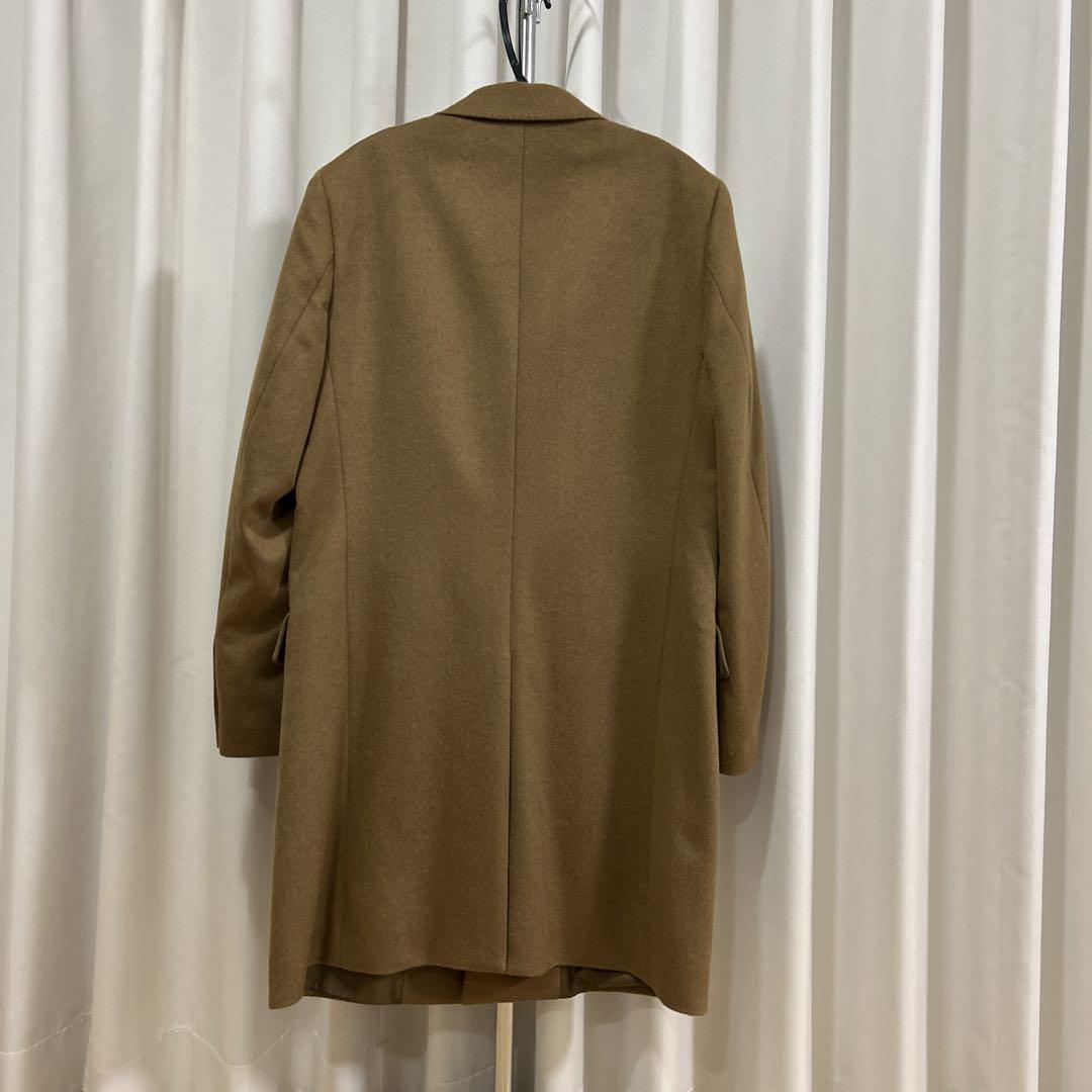 ★人気 UNIQLO ウールカシミヤチェスターコート XL ブラウン ユニクロ