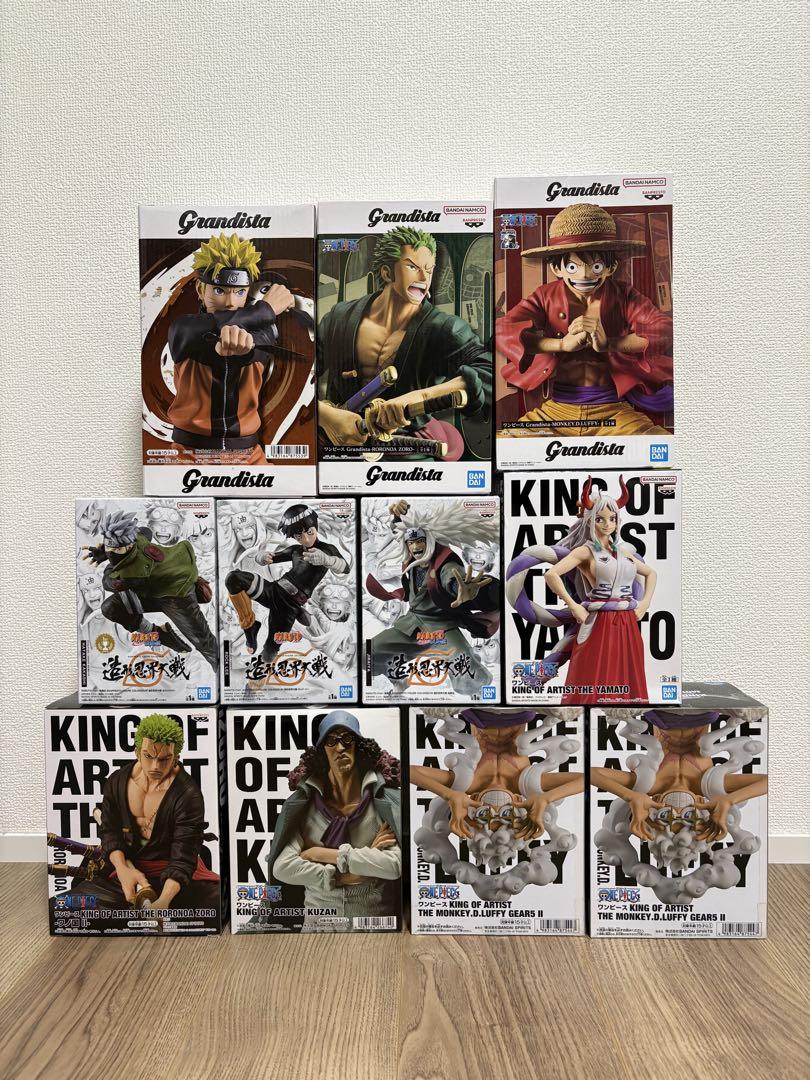 新品未開封】ワンピース・ナルトフィギュアセット 11体 - メルカリ